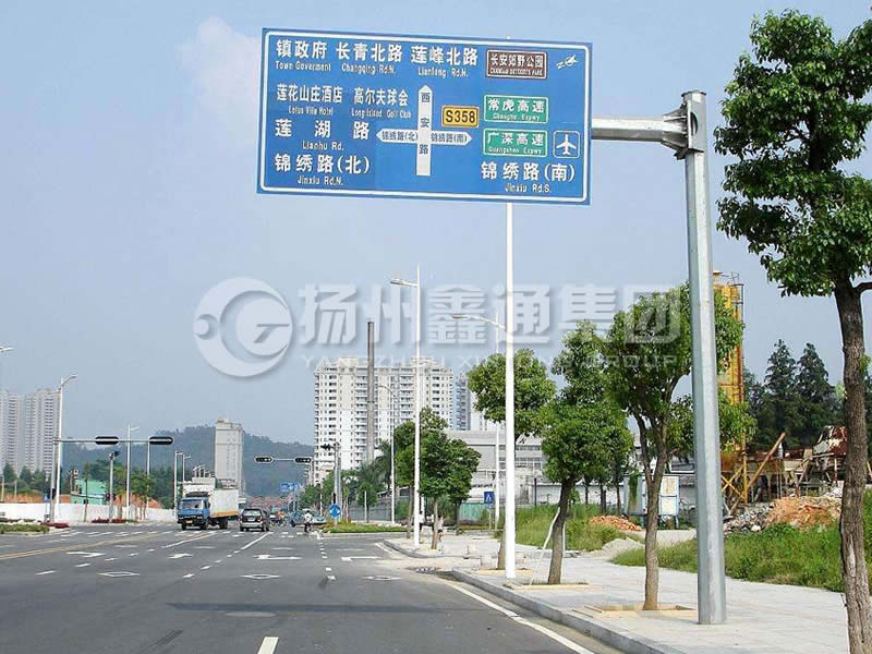 BZG-008，交通標志桿，八棱交通標志桿