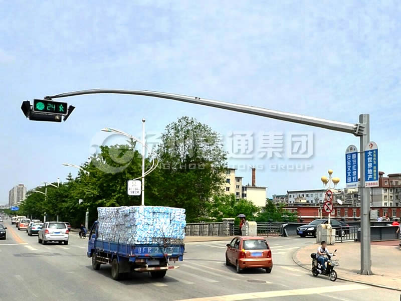 XHDG-048，吊籠式信號燈桿，吉林信號燈桿